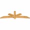 Ekena Millwork Alberta Rough Sawn Timber Gable Bracket, Western Red Cedar, 96"W x 32"H x 4"D x 6"F, 8/12 Pitch GBW096X32X0406ALB00RWR - alternate 4